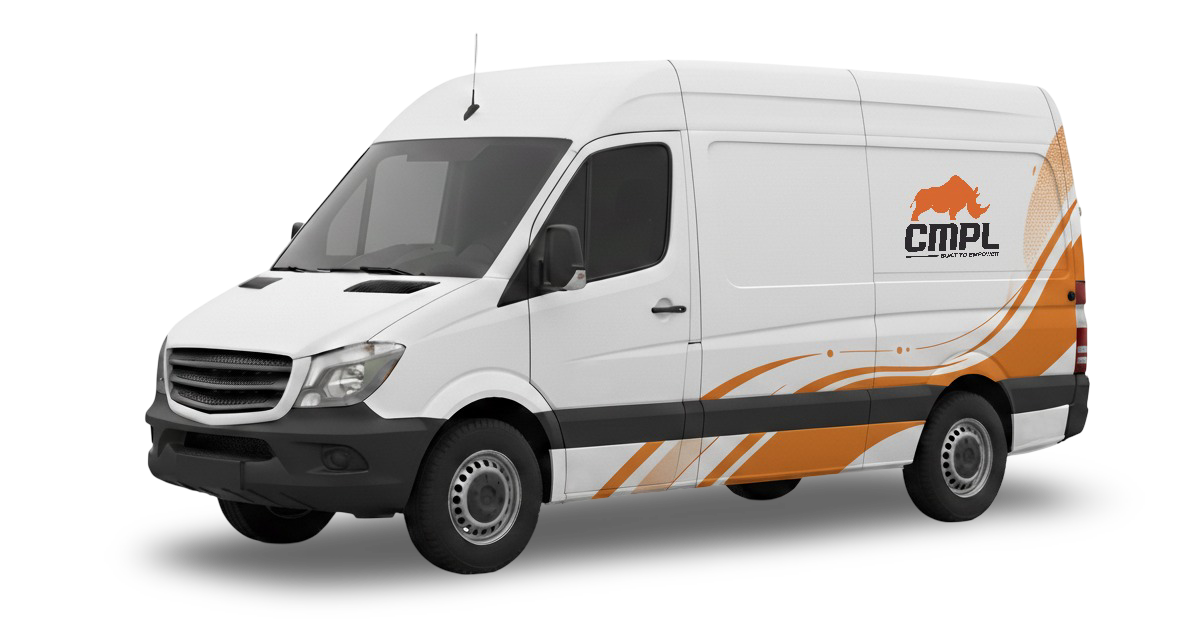 Delgn service van for on-site support