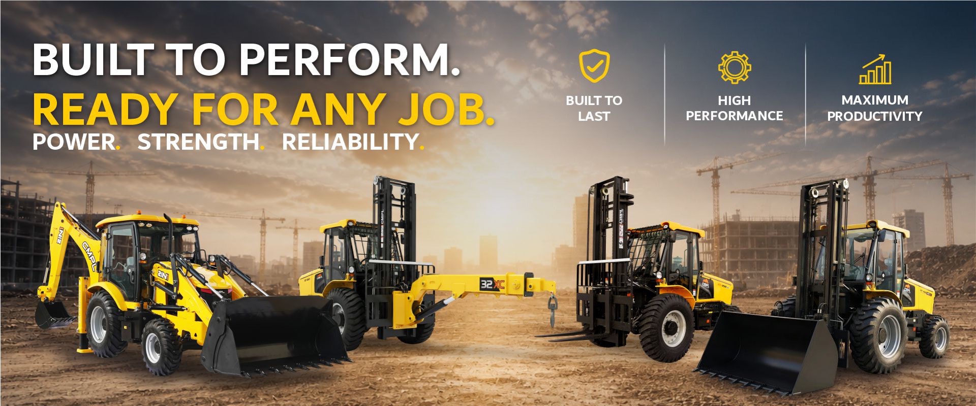 CMPL material handling range - built to perform, ready for any job